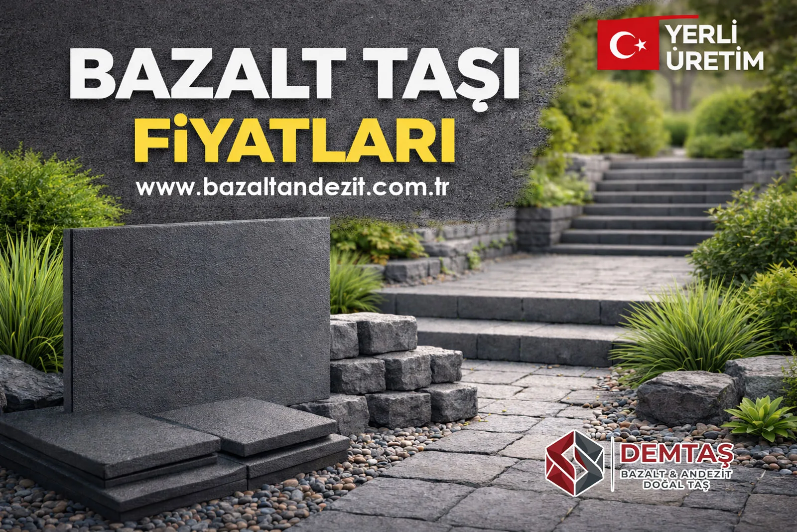 Bazalt Taşı Fiyatları 2026: Güncel m2 ve Ton Fiyat Listesi