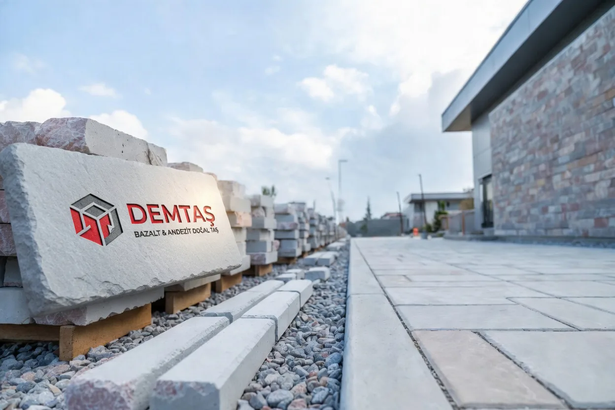 Andezit Taşı Fiyatları 2026 Gri Pembe Plak Küptaş Bordür M² Fiyatı