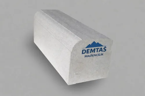 Andezit Bordur Oval Pahlı